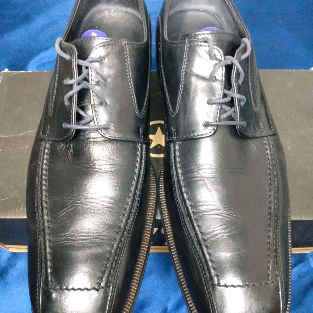 ALDO Black Nyderadien Leather Oxfords Mens Size 12